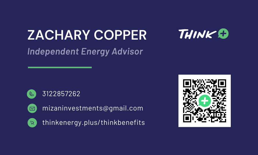 Think Energy business card
